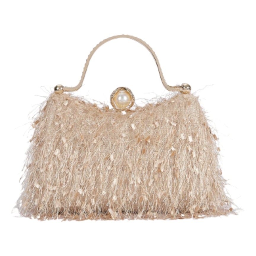 New Cross-Border Popular Tassel Versatile Bag Women's Bag New Versatile Crossbody Shoulder Bag Wedding Bag Clutch Bag