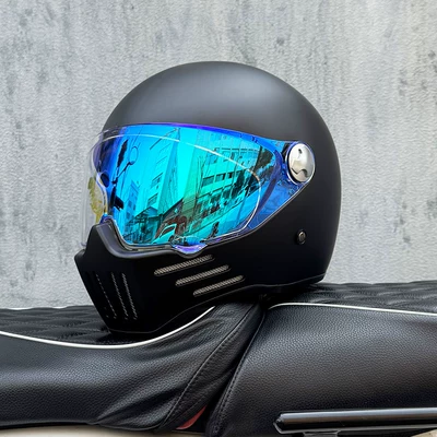 Ghost Skull Rider, with Bluetooth Slot Motosiklet kaskı (dəbilqə)