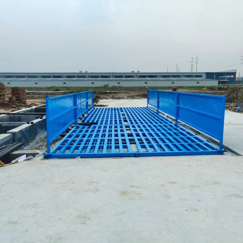 鲁鸿 建筑车辆冲洗平台自动感应冲洗压力大工地洗车机