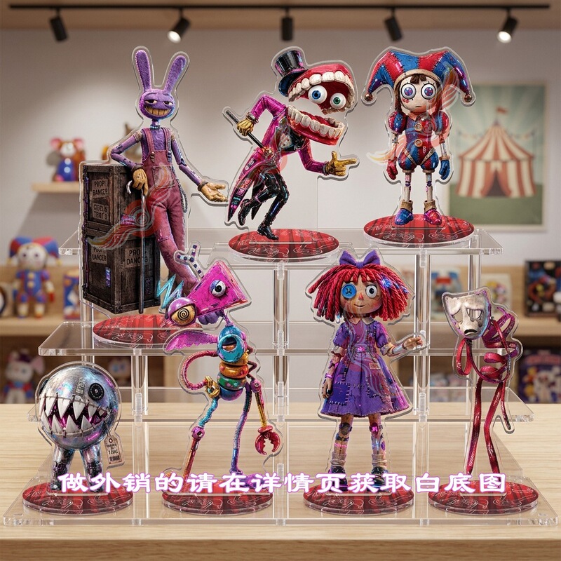 Cross-border The Amazing Digital Circus high-definition printed layered standee Cross-border The Amazing Digital Circus high-definition printed layered standee