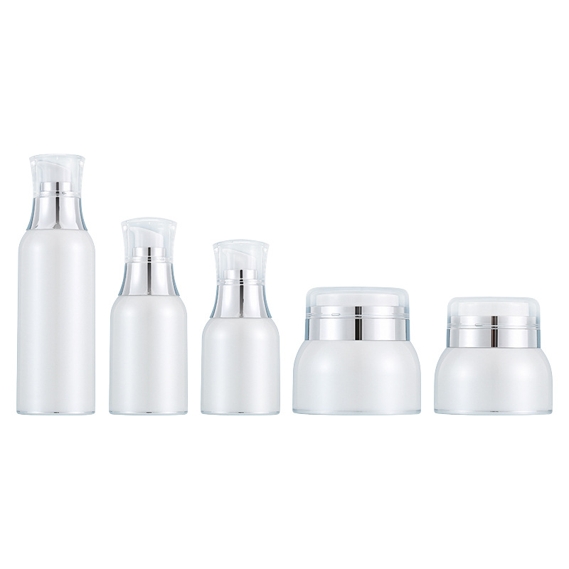 Embalaje de cosméticos Xumin en stock PEPPETG material esencia botella de 50ml botella de emulsión al vacío