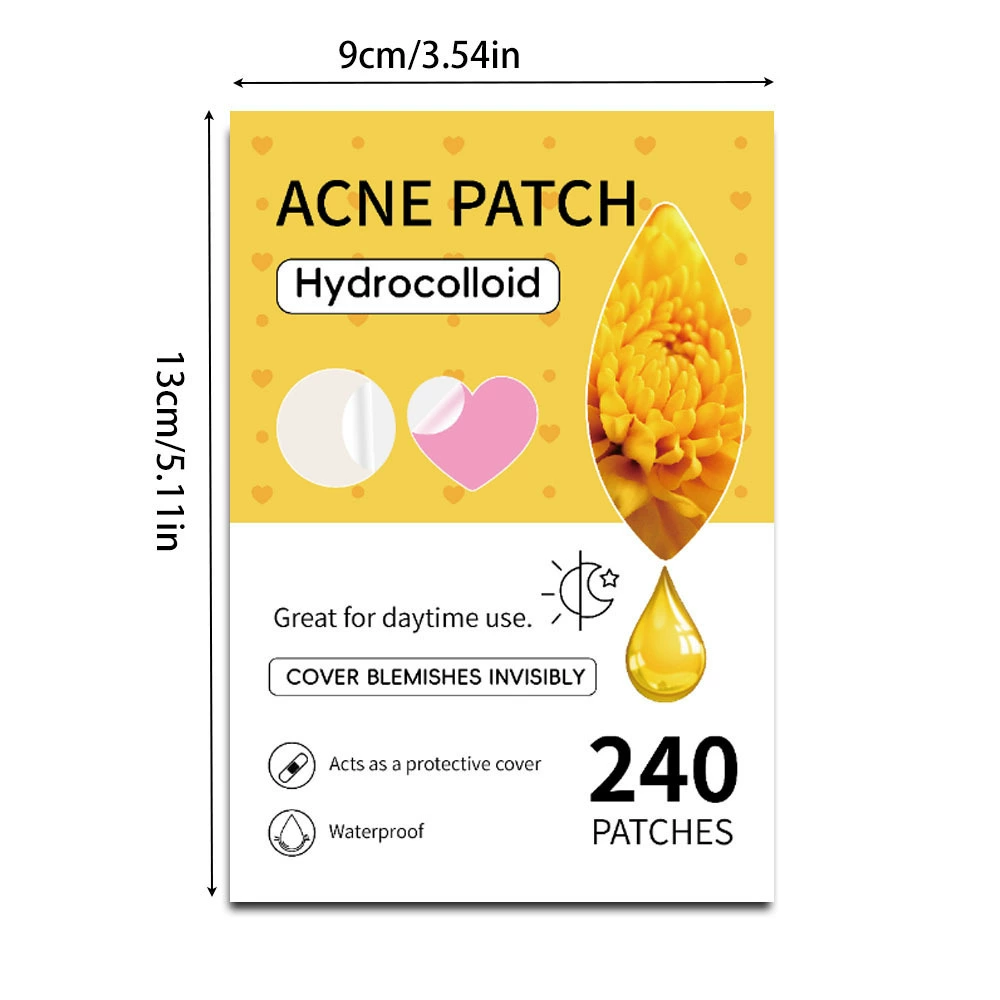 Смягчающая отбеливающая acne-патч от черных пятен, скрывает прыщи