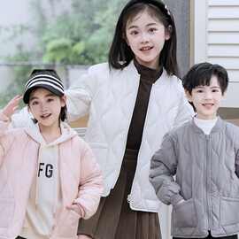 儿童羽丝绒服内胆2025冬装新款中大童男女童学生校服神器保暖内搭
