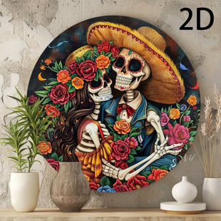 F 86049 Halloween wooden decorative plaque �f�}��ľ�|�b��T