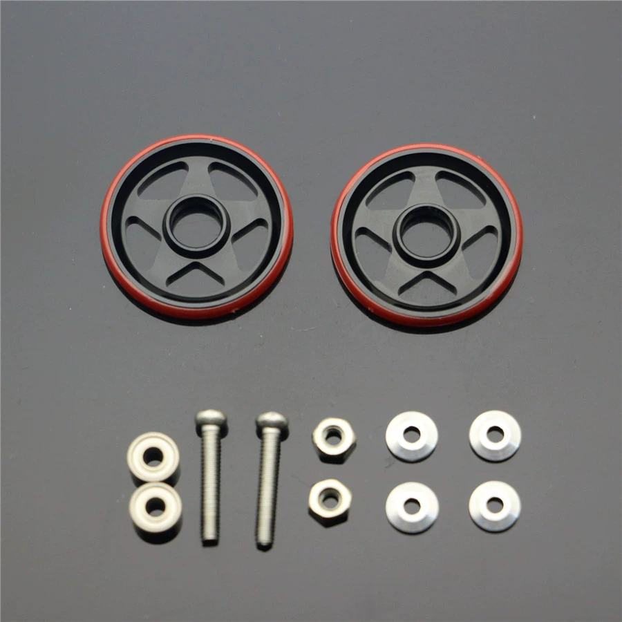 Самодельные аксессуары для полного привода 19 мм пятизвездочное резиновое кольцо Направляющее Колесо Направляющее колесо с низким коэффициентом трения направляющее колесо по одной цене