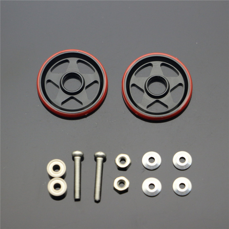 Self-made four-wheel drive accessories 19mm five-star rubber ring guide wheel low friction guide wheel single price