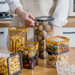 キッチン密封瓶、家庭用密封ボックス、食品グレードの保存瓶、プラスチック穀物瓶、スパイス収納ボックス、保存瓶