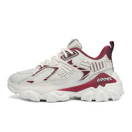 男士高品质低帮软底缓震运动潮鞋户外防滑耐磨老爹鞋机甲风老爹鞋