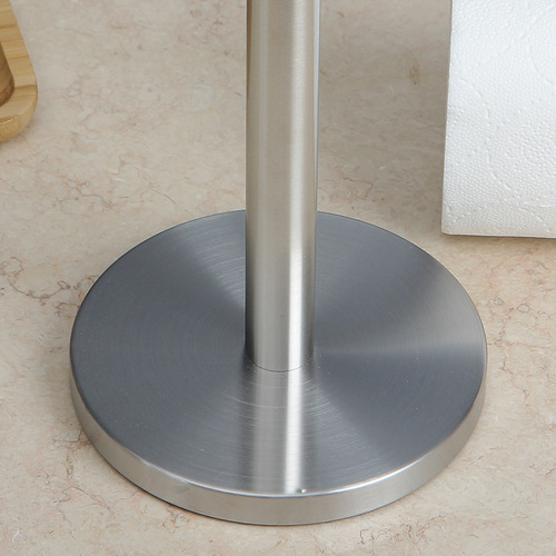 Stainless steel vertical paper towel holder kitchen punch-free paper towel storage rack paper towel box living room toilet paper roll holder