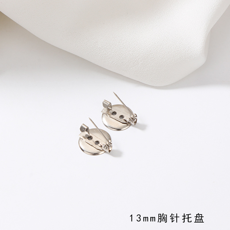 ピンの安全針の胸の花の底のボタンの針はロックの頭のネクタイのブローチの手作りのdiyの毛の服のボタンの部品の材料を持ちます。