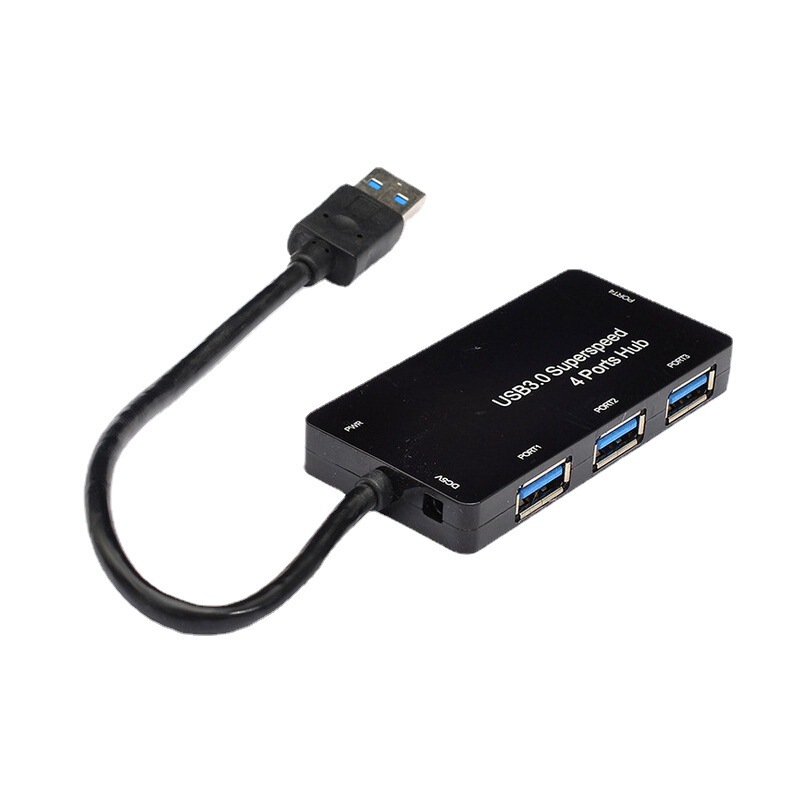 USB Mini 3.0 ultra-thin hub High-Speed Square hub one-to-four expansion usb 4-port splitter