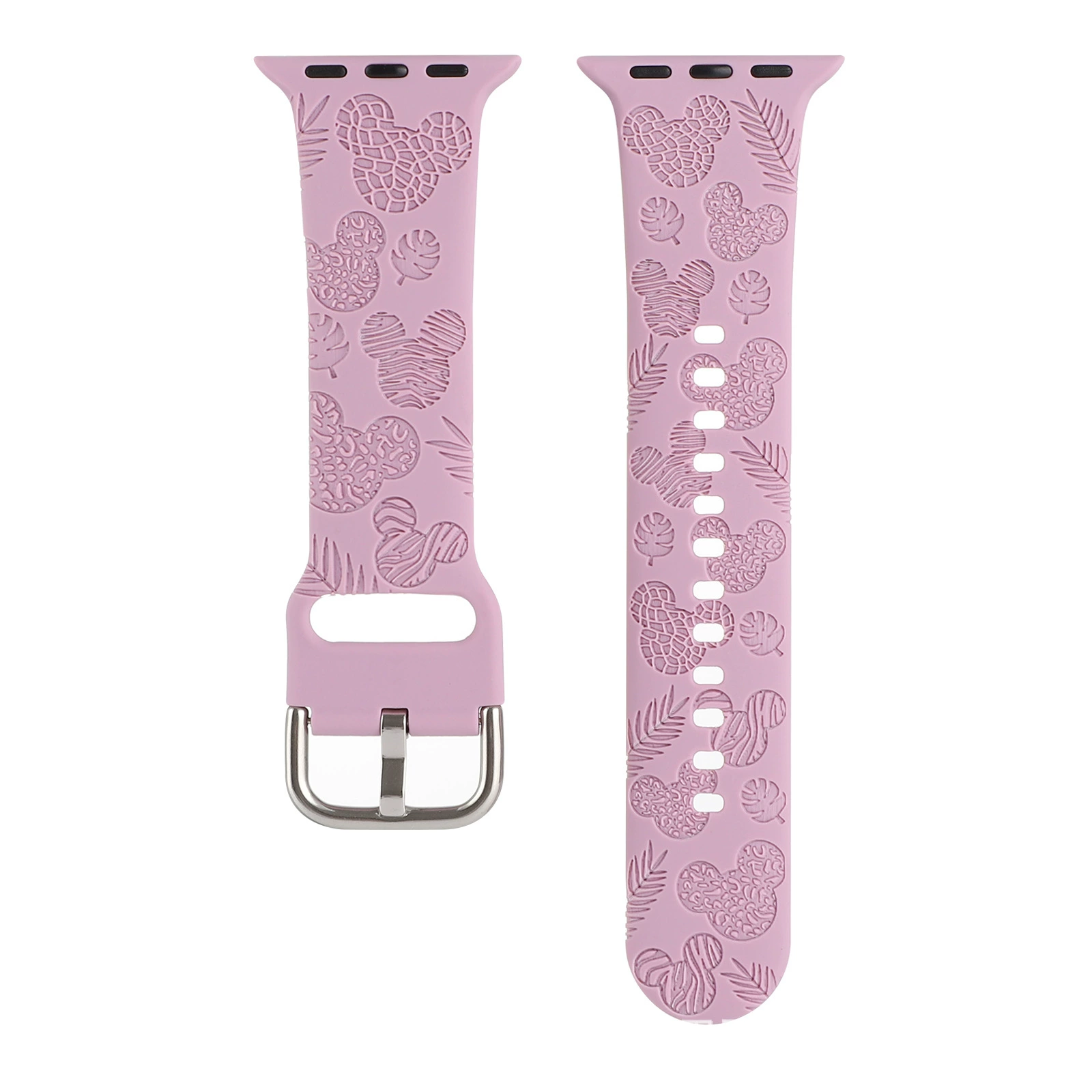 Подходящее для Applewatch89 Apple Watch SE234567 поколения силиконовая грудка (Bib) новая креативная печать Карта