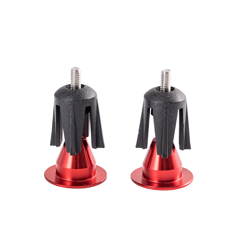 Bicycle aluminum alloy flying sleeve anode colored plug, car handle plug_voghion.com