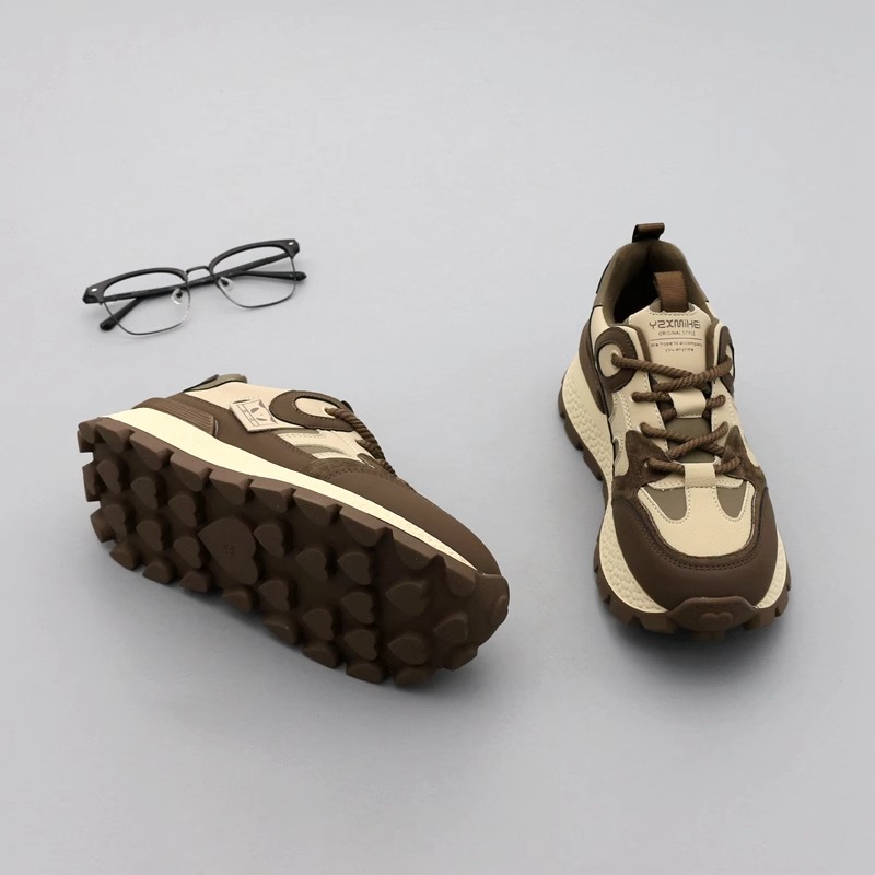 Scarpe casual donna punta tonda stringate autunno inverno comode_voghion.com