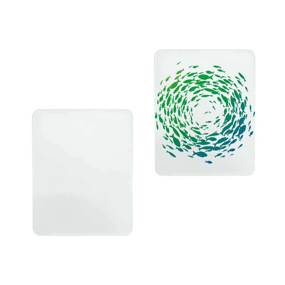 Tablero de verduras antibacteriano a prueba de moho para el hogar patrón de transferencia térmica de cocina tablero de corte de verduras de plástico frutas tablero de corte PBT tablero