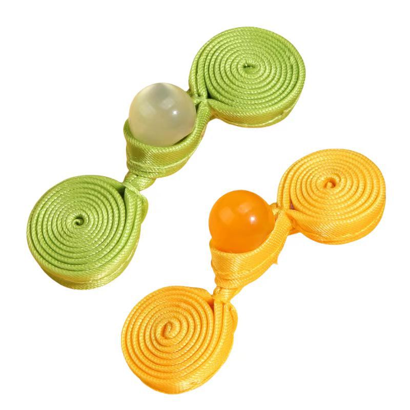 手工编织旗袍玉珠珍珠盘香纽扣新中式国风汉服唐装复古装饰纽扣