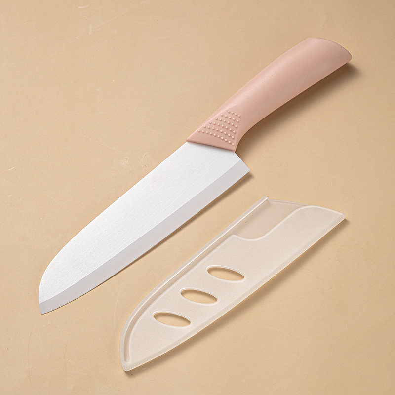 Cuchillo de cocina cuchillo de cerámica transfronteriza cuchillo de cerámica cuchillo de corte cuchillo de regalo de cerámica cuchillo de cocina de frutas y verduras 7 pulgadas al por mayor