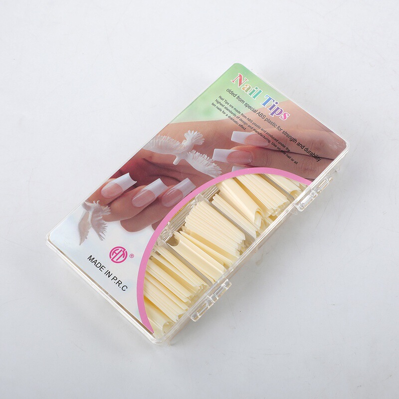 400Pcs Extra Long Artificial Acrylic False Nails 3XL Square No C Curve Straight Nail Tips