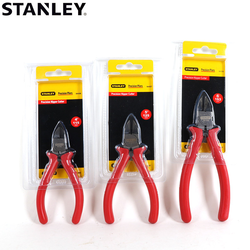 史丹利 精密水口钳 模型剪钳 4寸84-036-23/5寸84-037/6寸84-038