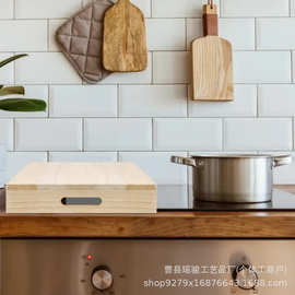 木质燃气盖板木质砧板燃气灶顶盖电炉顶切菜板厨房水槽盖木质砧板