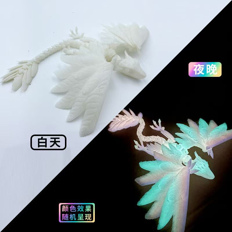 3D打印始祖鸟祖龙羽毛飞龙关节可动仿真儿童玩具摆件网红创意跨境|undefined