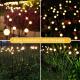 Cross border solar lawn light garden light LED wind powered Firefly floor insert light garden decoration holiday light swing