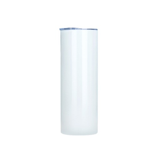 Cross-border Home Use American-Style Sublimation Heat Transfer Stainless Steel Insulated Mug, 20oz, Car-Style Straight-Tube Design with Straw – Ice Boss Cup