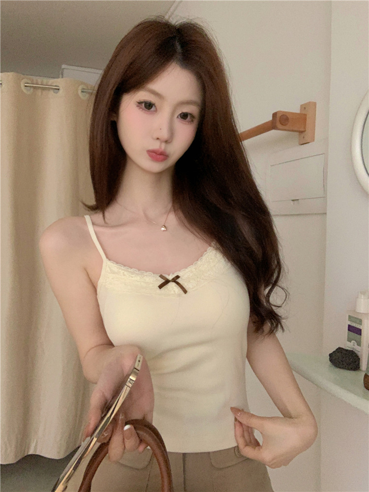 Women's Camisole Bralette Sexy Halter Backless Padded Base Layer_voghion.com