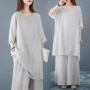 件套天丝亚麻吊带衬衫