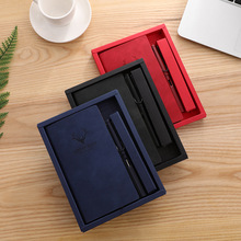 记鹿幸福商务笔记本礼盒高档学生文具套装记事本创意礼品批发圣诞