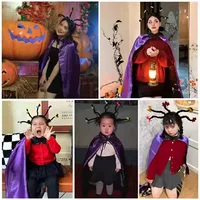 Милая маленькая ведьма Мона, фиолетовый плащ, косички, повязка на голову, костюм, костюм для детей и взрослых, костюм персонажа