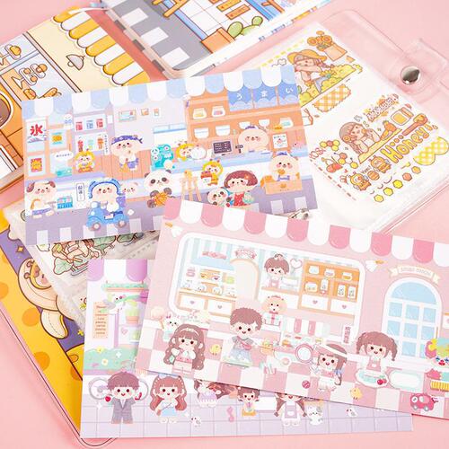 Little Mochi Sticker Guka Party Account Sticker Guka Guka Full Set of Cute Girls Cool Card Gu Card Tools