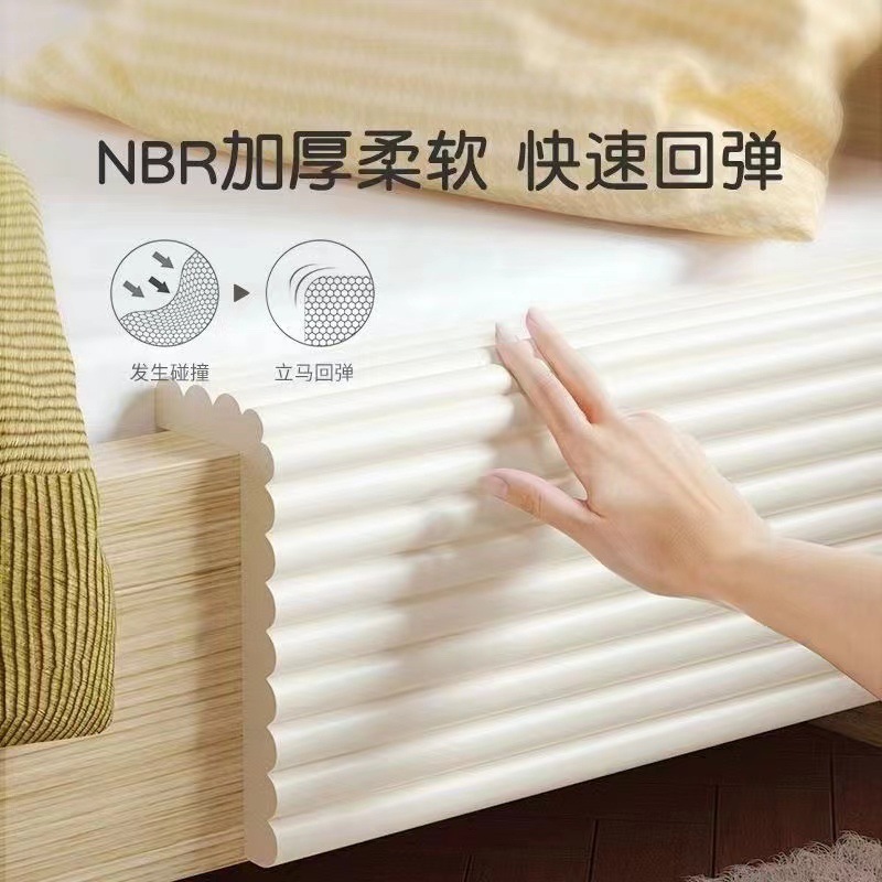 Baby and Kidsren's Anti-Collision Strips, Classic Car Anti-Collision Strips, Upper and Lower Bunk Foot Pads, Thickeneded, Sticker-Free, Traceless Protection Strips