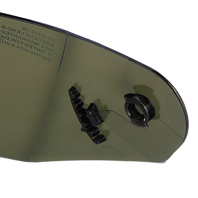 Helmet, compatible lens, multicoloured glasses