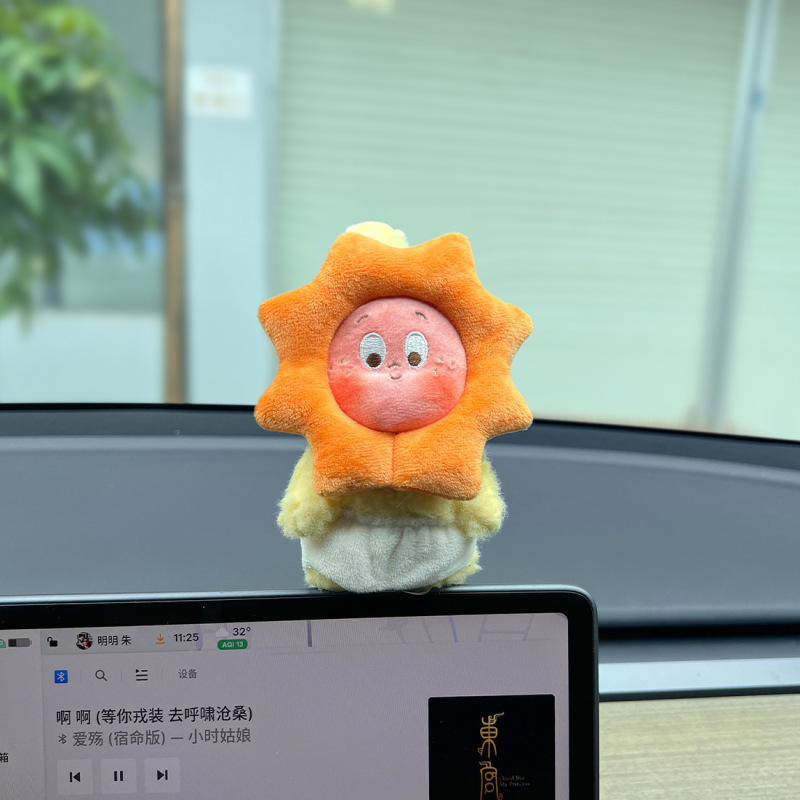 星星人车载汽车趴趴摆件装饰汽车内中控台屏幕装饰品可爱玩偶公仔|undefined