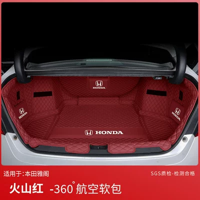 25 New Models of Honda Accord Trunk Mats, Full Coverage for the 11Th, 10Th, 9.5Th, 8Th, and 7Th Generation Accord (Trunk Mat) - volcanic-red-360-aviation-soft-bag-exclusively-for-honda-accord-11th-generation-fuel-version