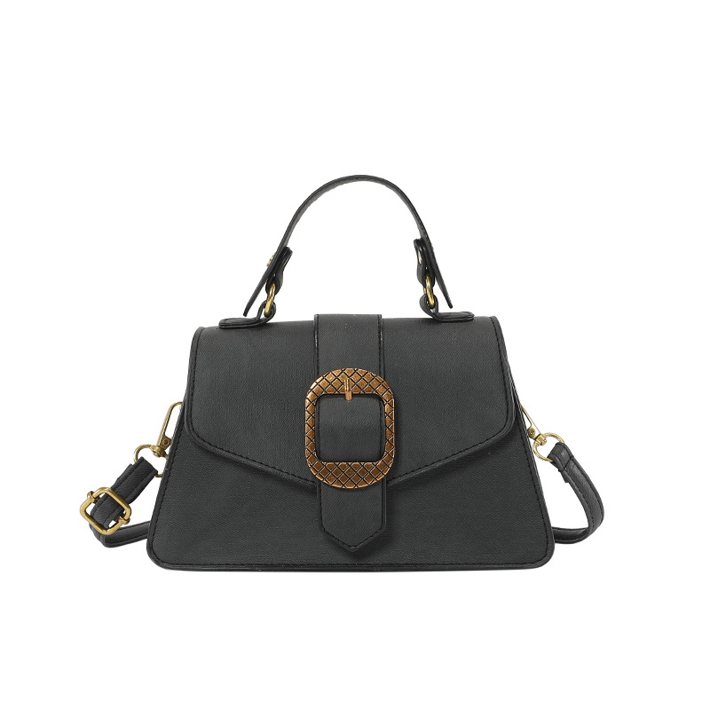 Este año popular bolso de brazo 2024 nueva moda francesa hebilla de cinturón decoración de hombro mochila retro bolso de hombro