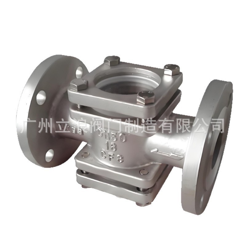 不锈钢直通视镜 玻璃管视镜   带颈视镜