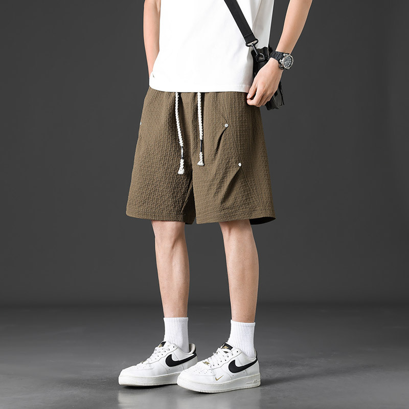 M-8XL verano nuevo estilo pantalones cortos de talla grande para hombres marca de moda fría más grasa para aumentar los pantalones sueltos de uñas de sauce al aire libre montaña cinco