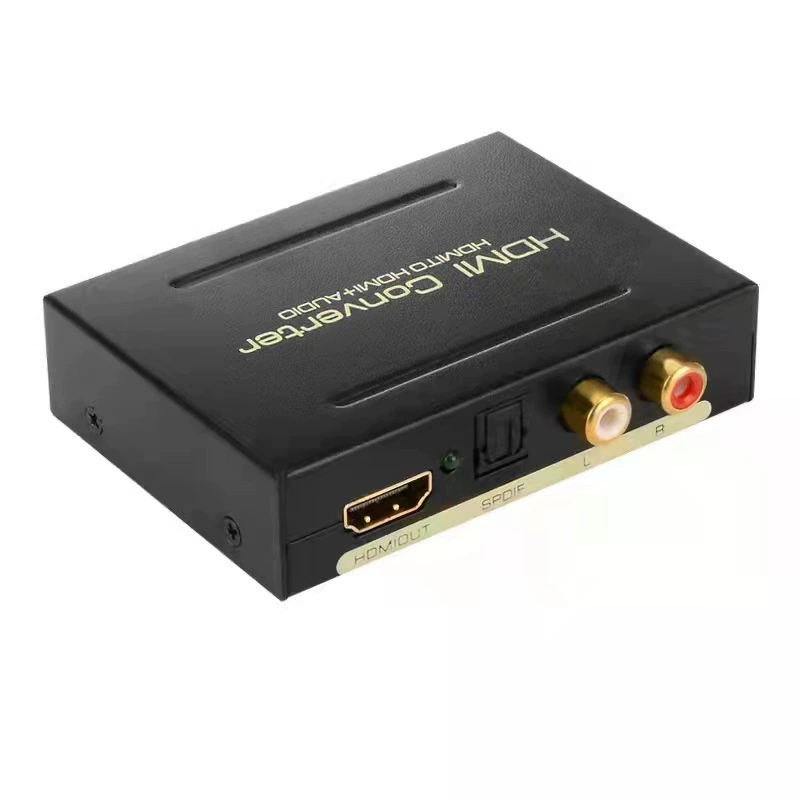 HDMI-аудио разделитель 4K HDMI TO HDMI+Audio+SPDIF+R/L сигнал конвертер с блоком питания