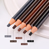 Waterproof wooden eyebrow pencil with cord, makeup primer, no smudge, wholesale