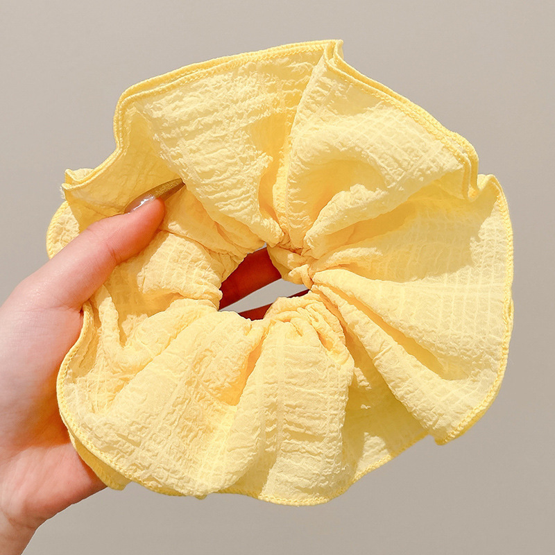 高级感超大号大肠发圈女可爱印花丸子头头花发绳夏季扎发头绳发饰|undefined