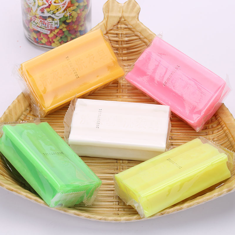 肥皂整箱家用大块洗衣皂210g透明皂增白皂内衣皂家庭装4-20块批发