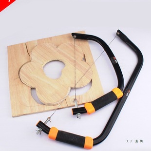 Handmade Jig Saw Multifunctional Curve Saw DIY Woodworking Tool Steel Wire Saw Hand Pull Saw