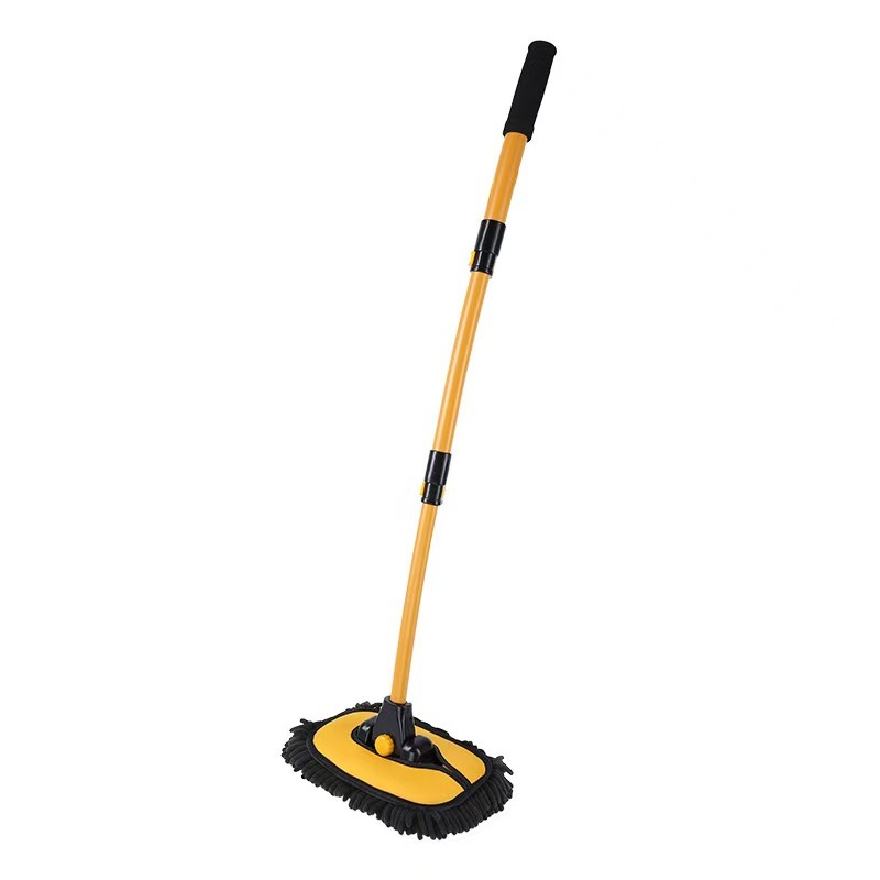 Car Wash Mop That Won'T Damage the Paint, Soft-Bristled Car Brush, Car Cleaning Tool, Full Set of Telescopic Car Cleaning Tools