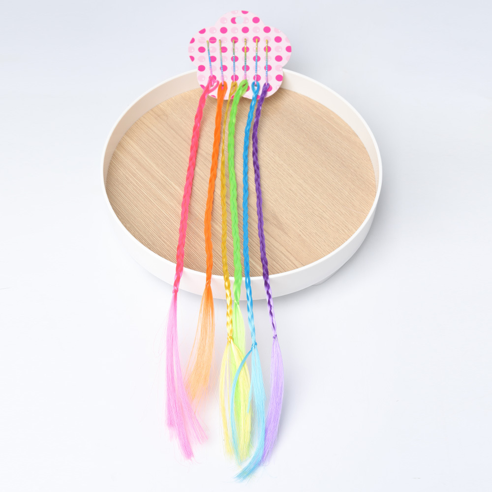 한 단어 땋은 머리 색상