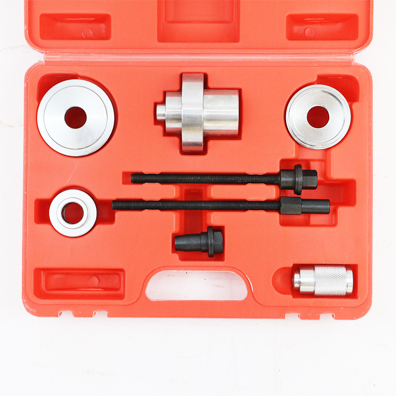 Adecuado para Volkswagen POLO, herramienta de desmontaje de bujes de suspensión trasera, desmontador de bujes, herramienta de reparación de automóviles y mantenimiento de automóviles