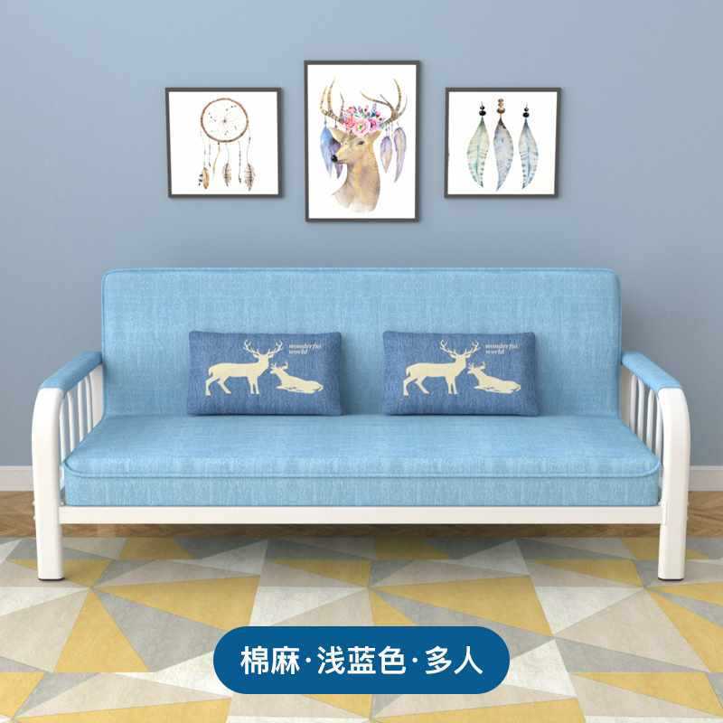 沙发床两用可折叠小户型多功能简易客厅单双人三人出租房布艺沙发|undefined