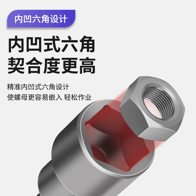 Magnetic flashlight, hexagonal electric drill, electric wrench, gloves, set