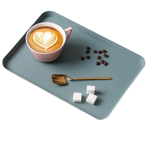 Household fruit tray Kitchen Nordic color fruit tray Customer tea cup tray Spring Festival fruit candy plate